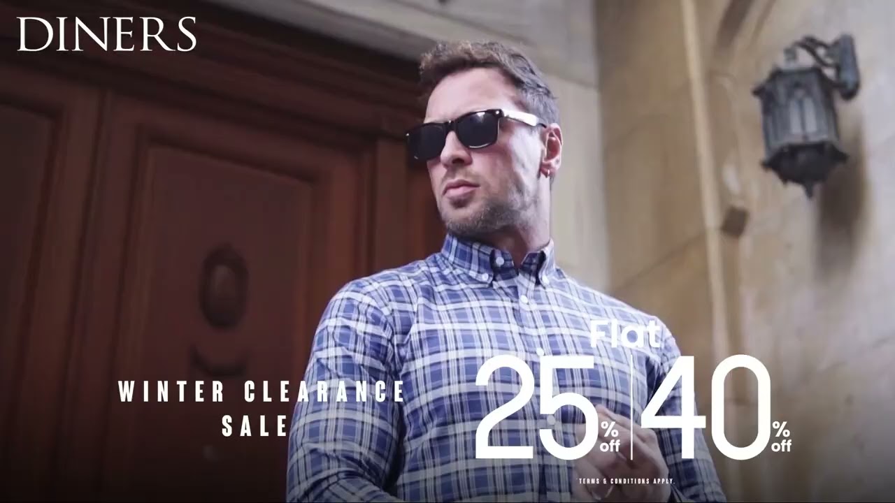 Flat 25% & 40% OFF | Diners Winter Clearance Sale