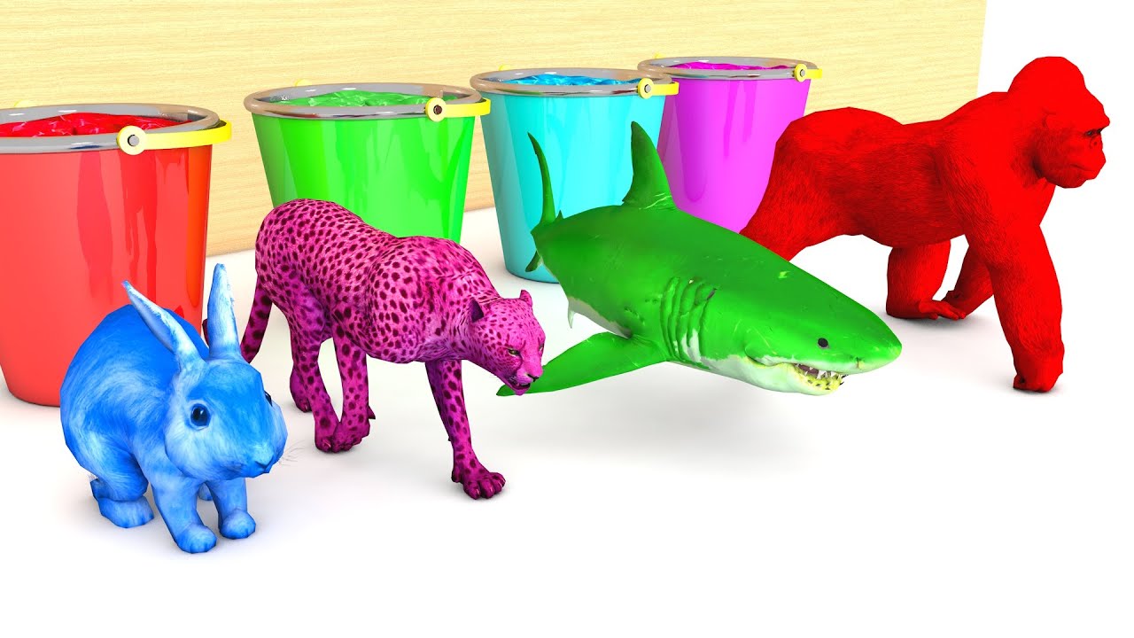 Jungle Slide Showdown! 🐘🦒 Who Will Win the Wild Race? 🛝😂 | Hilarious 3D Animal Challenge 🎮