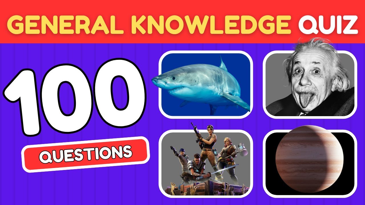 General Knowledge Quiz 🔥 100 Hard Questions | Only Smart People Can Score 80+ | Quizzers