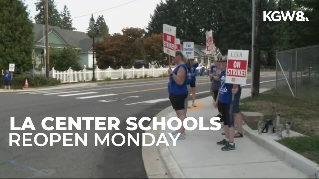 La Center schools expected to reopen Monday after district and teachers' union reach tentative deal