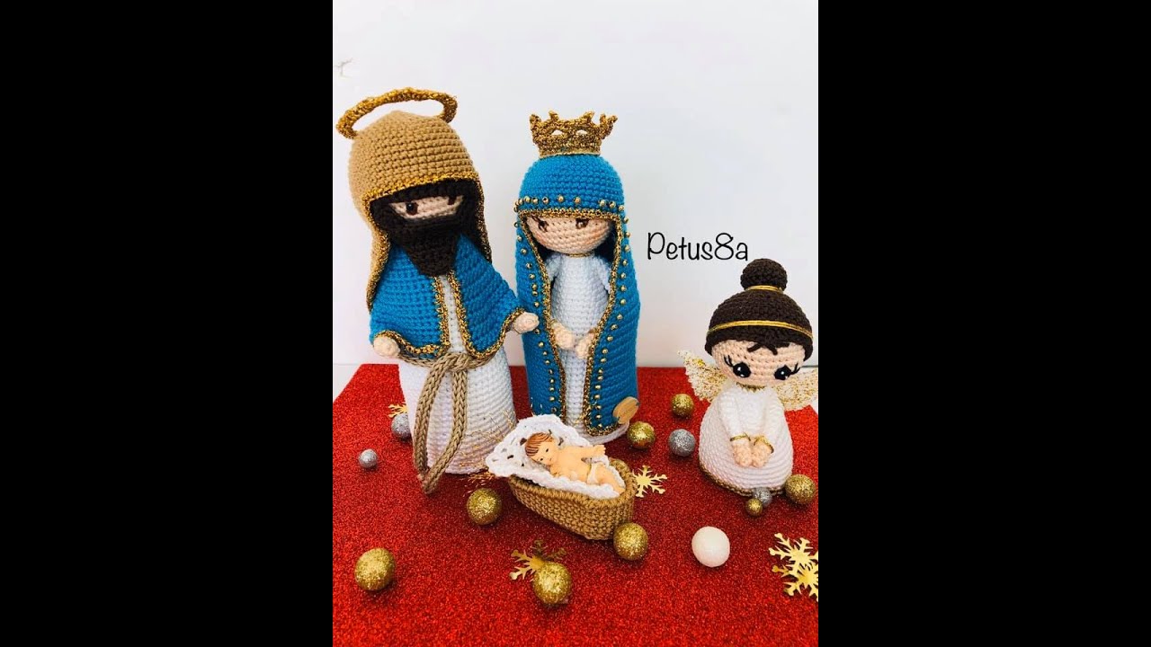 San José Y niño Dios en amigurumis, amigurumis by Petus