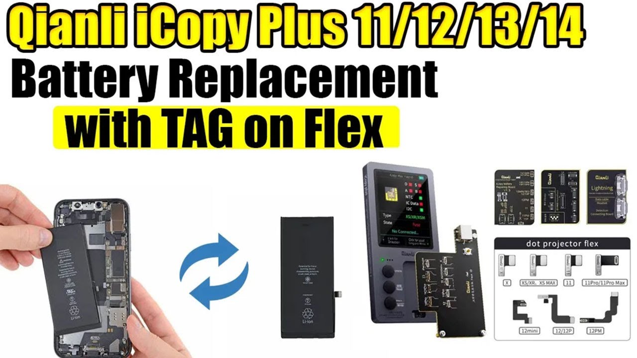 QianLi iCopy Plus 2 2 for 11 12 13 14 Low Battery Efficiency Repair Plan Full Operation Steps