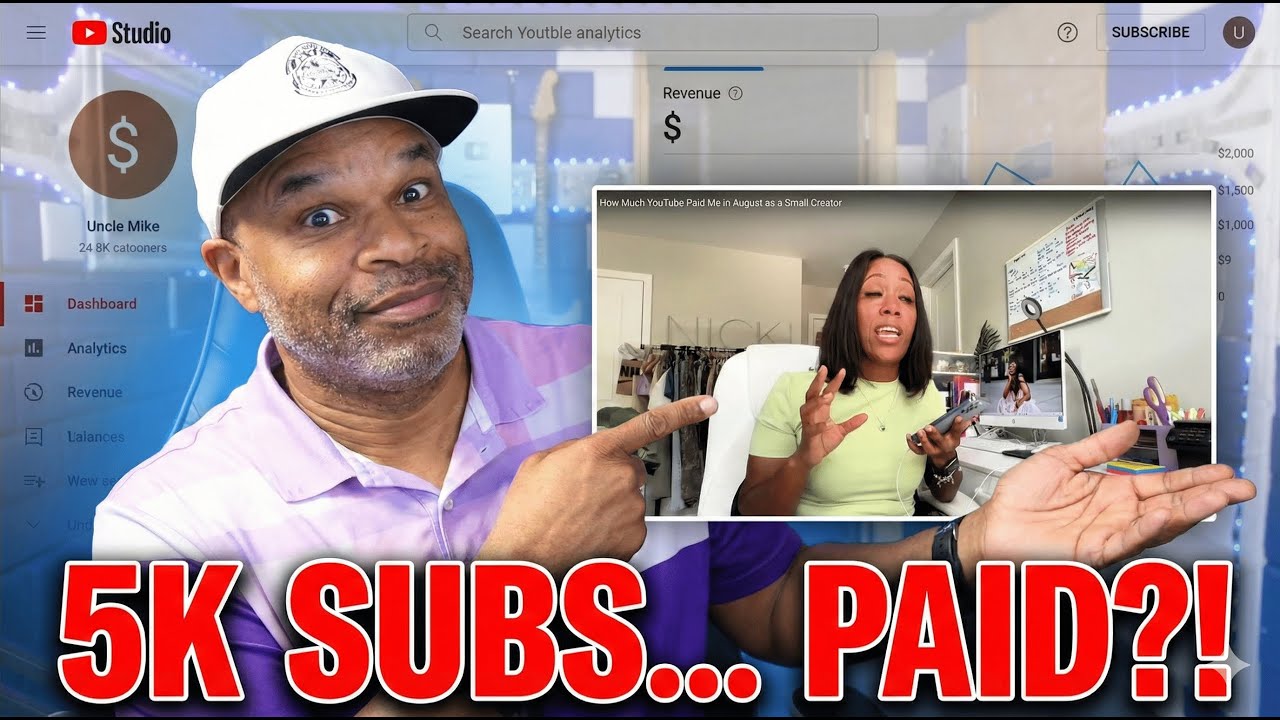 How Much YouTube Paid Her With 5,000 Subs… (This Is the REAL Game)