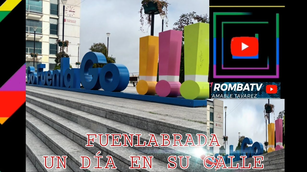 FUENLABRADA: UN DIA EN SUS CALLES, Plaza Espa&ntilde;a y Iglesia San Esteban (CONOCIENDO CON ROMBATV).