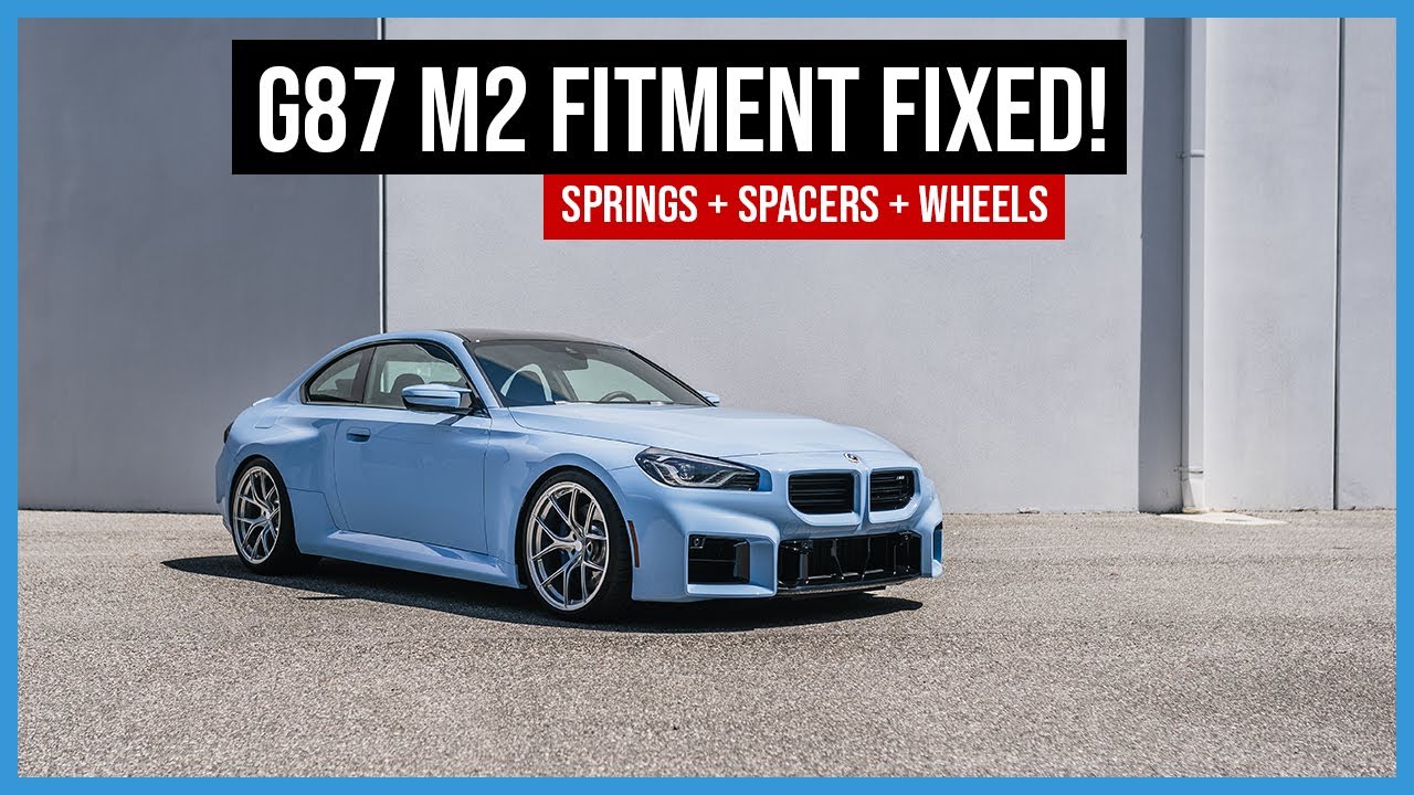 Исправление установки BMW G87 M2! (Пружины + Проставки + Диски)