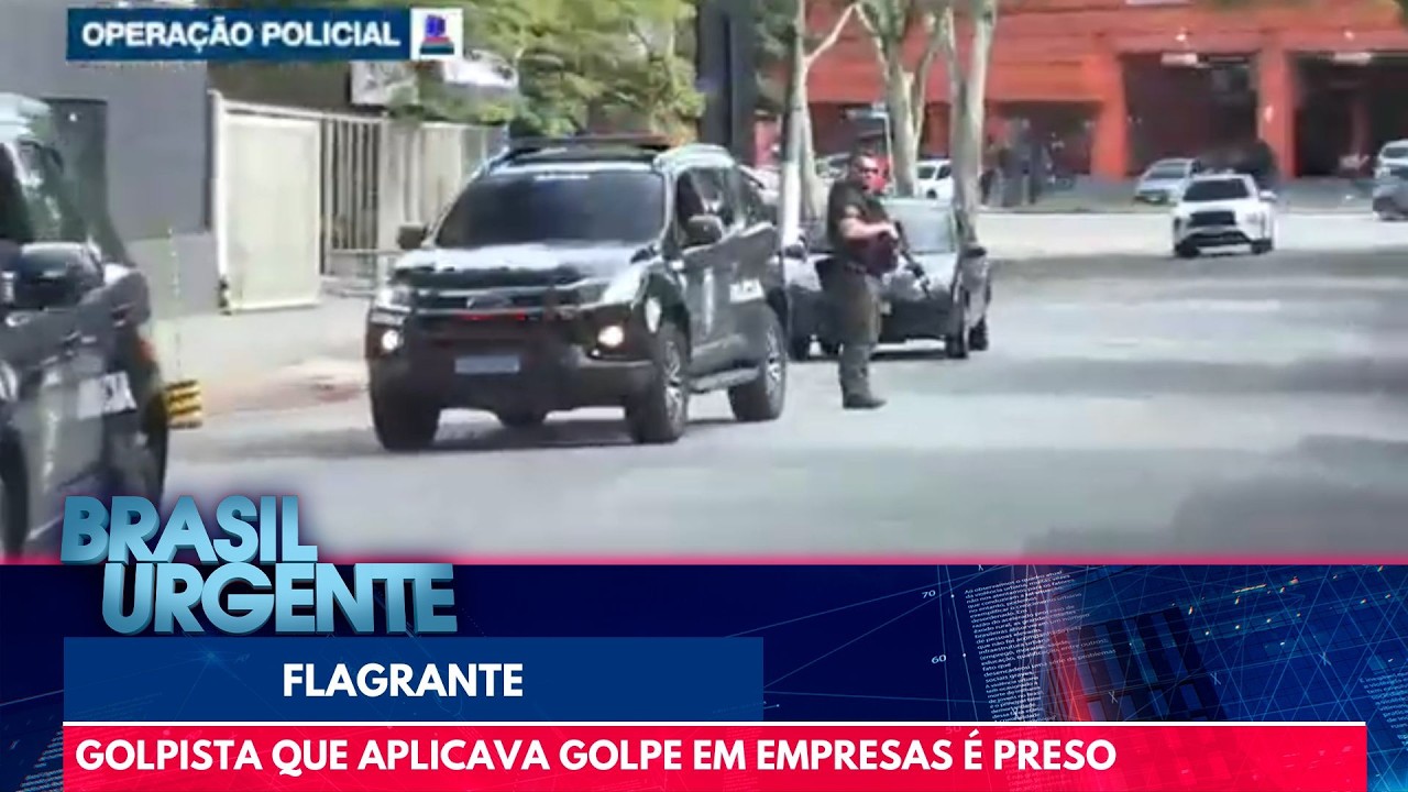 Golpista é preso em flagrante | Brasil Urgente