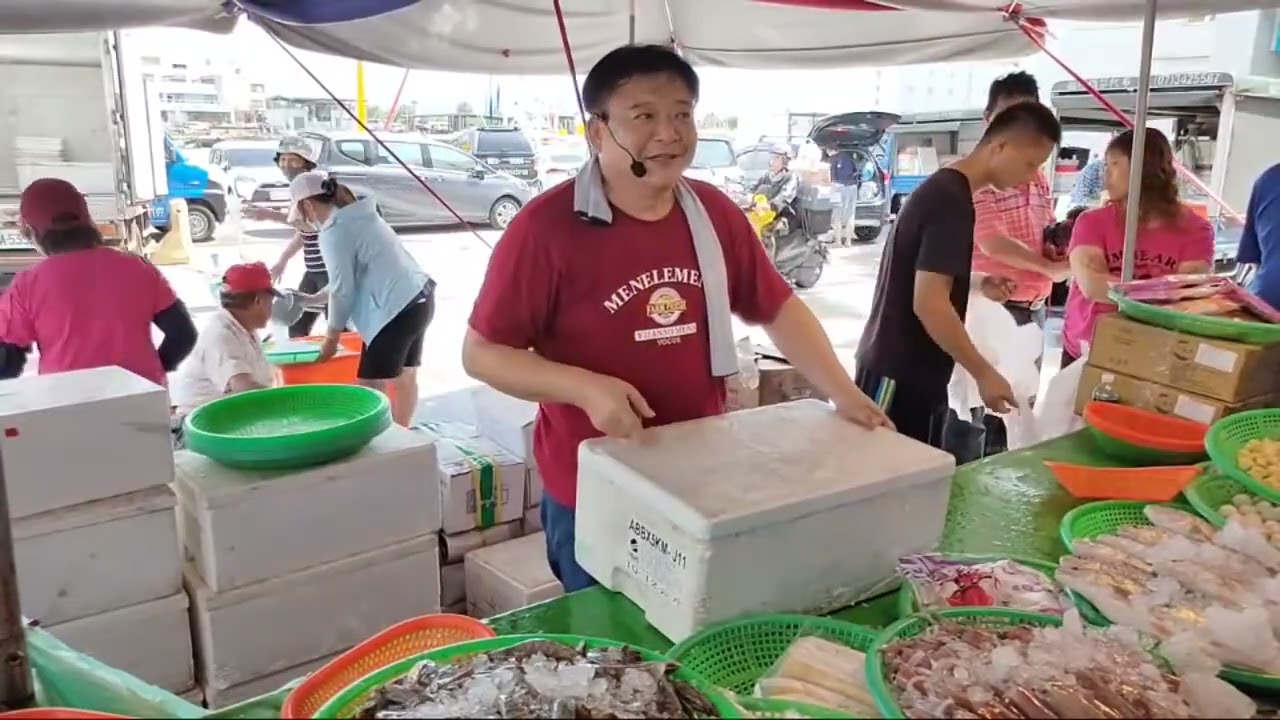 高雄蚵仔寮興爸海鮮叫賣