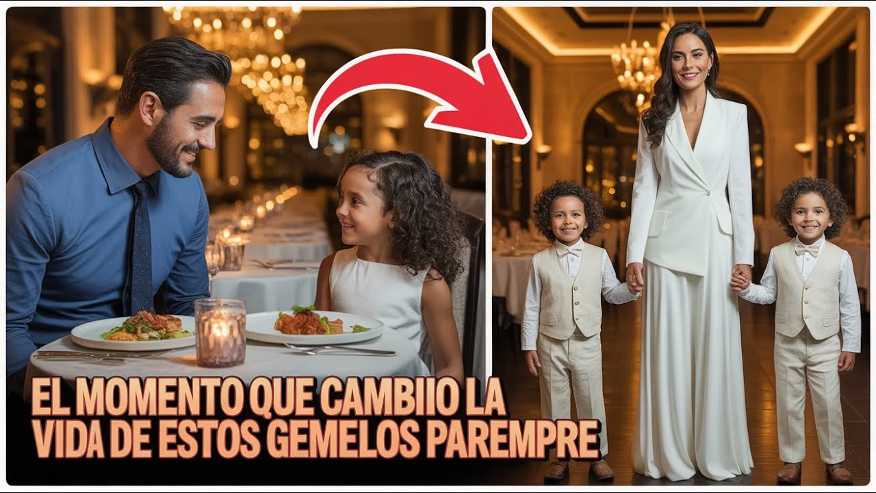 Una madre millonaria sorprende a sus gemelos con una cena y un gesto increíble revelador