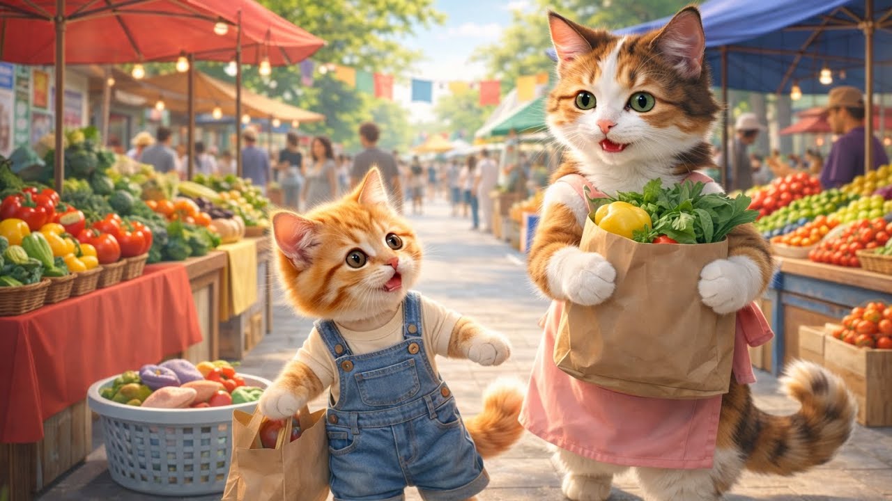 Ginger Kitten Helps His Mom ❤️ | Cute Cat Family Story | Emotional Cat Animation