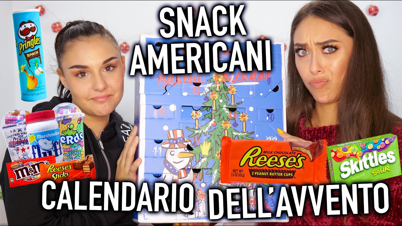 🍟 🍭CALENDARIO DELL'AVVENTO SNACK AMERICANI! 🍪 con SOFIA