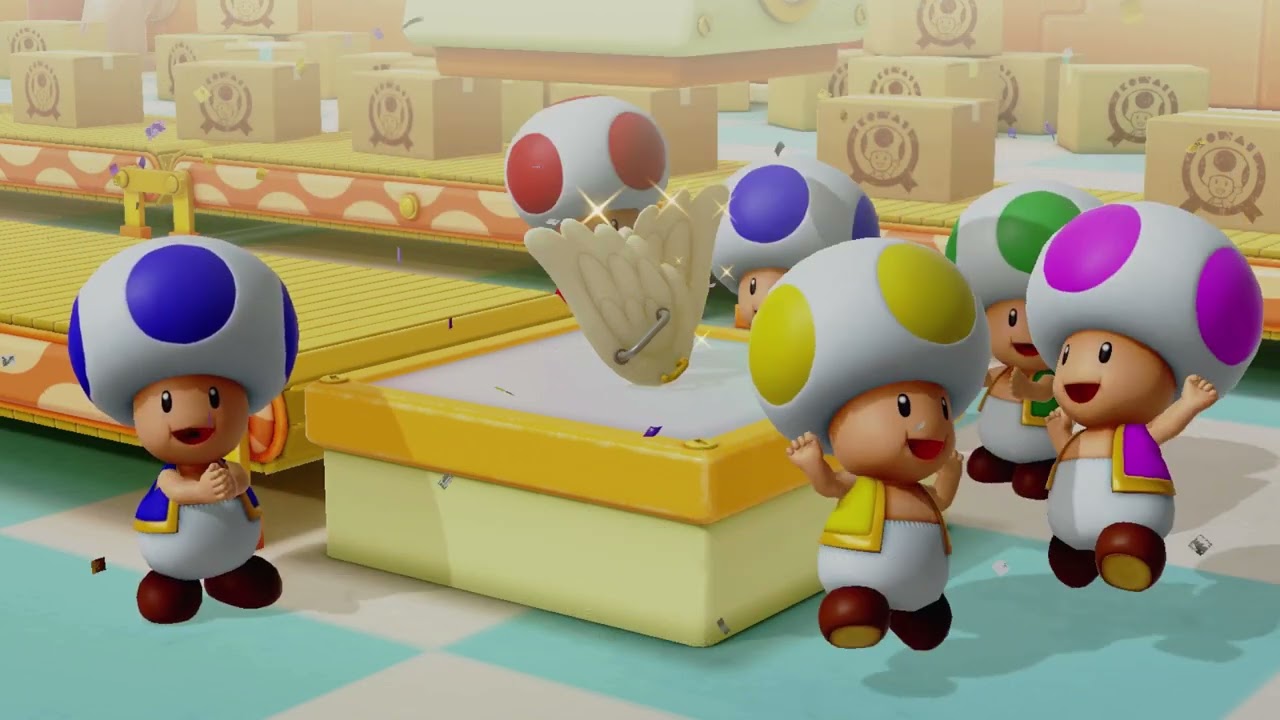 Super Mario Party Jamboree: Toad's Item Factory (All Areas Completed)