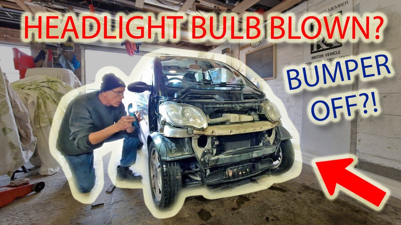 Smart ForTwo 450 Headlight Bulb Replacement - A Bumper Off Job?