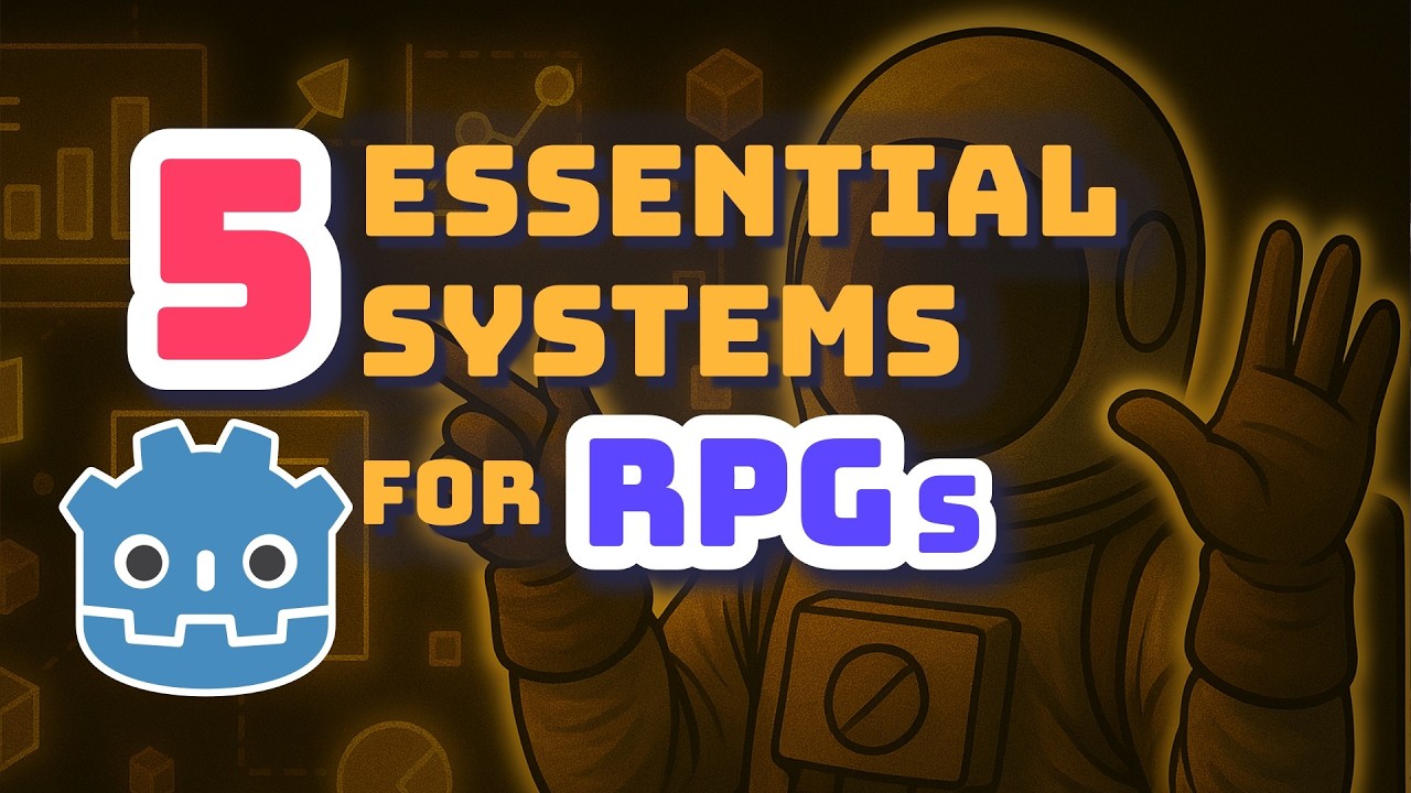 5 Essential SYSTEMS Every RPG Needs in Godot 4