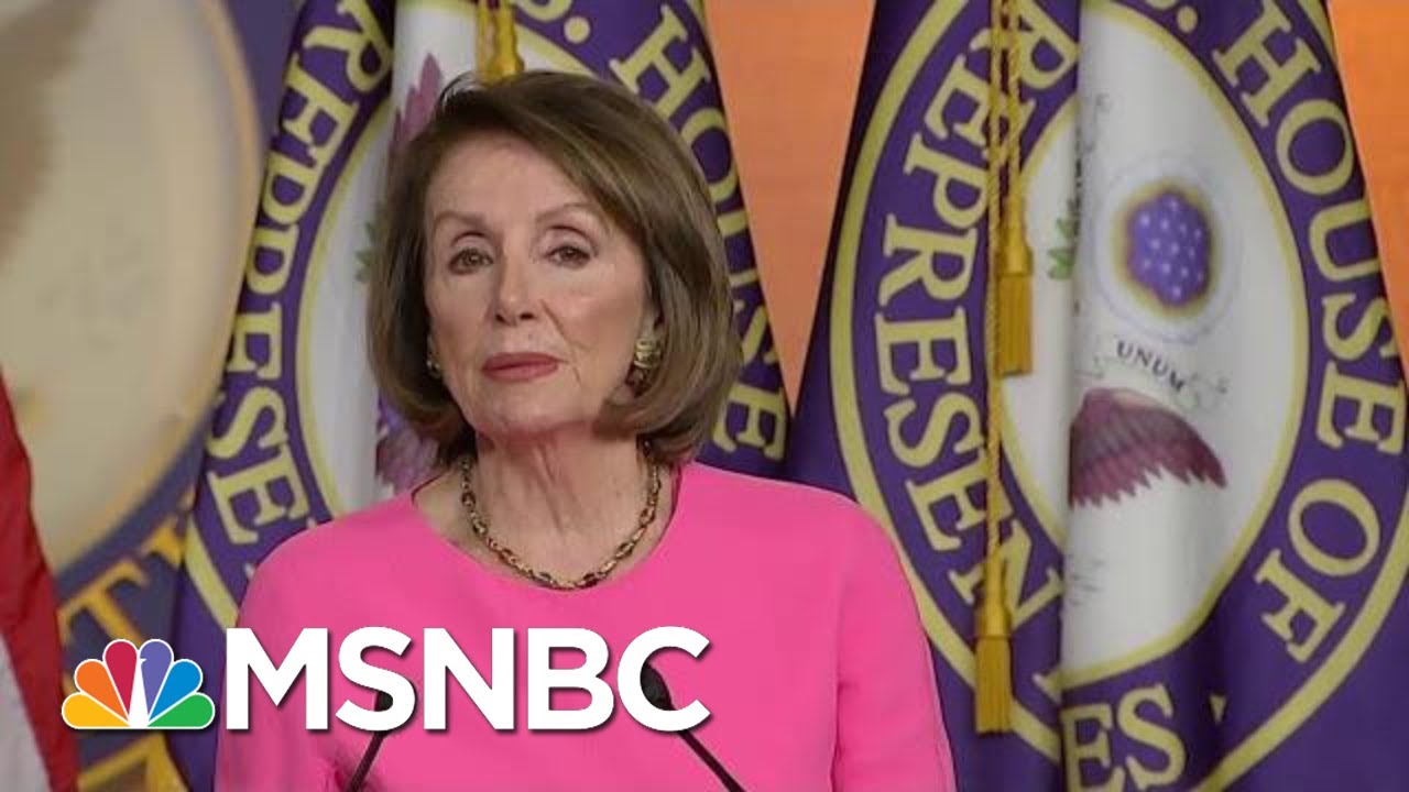 Feud Between Nancy Pelosi, Donald Trump Administration Hits New High | Andrea Mitchell | MSNBC