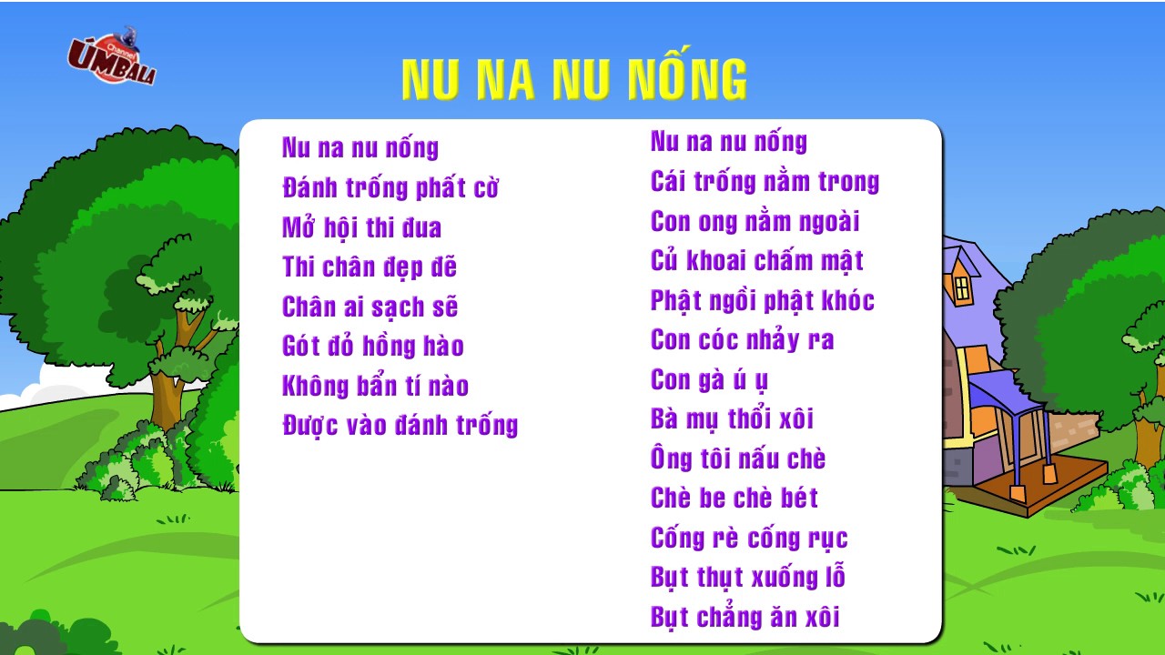 Nu Na Nu Nống - Đồng dao, thơ - Umbala Channel