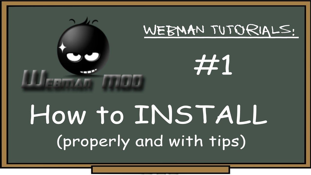 PS3 - webMAN Tutorial #1 (Install) w/tips on: marked boxes, prepNTFS, plugin memory, fan control etc