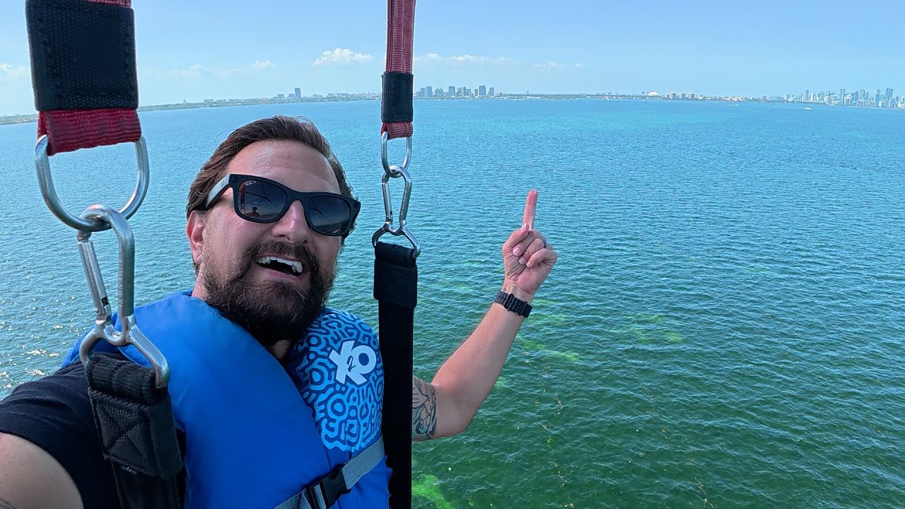 Brightline Train From Orlando To Miami! | Premium Cabin Review, Helicopter Tour & Parasailing!