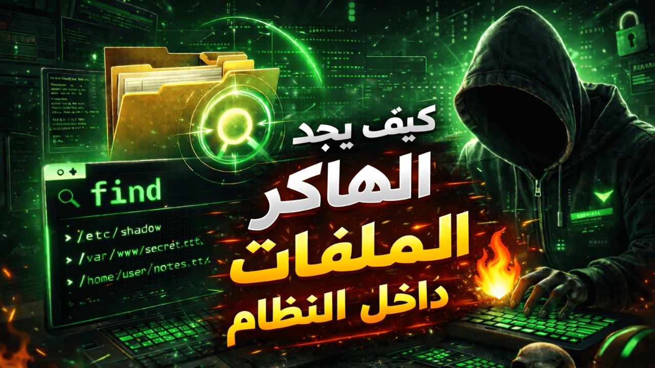 كيف يجد الهاكر الملفات الحساسة داخل النظام 🔥
