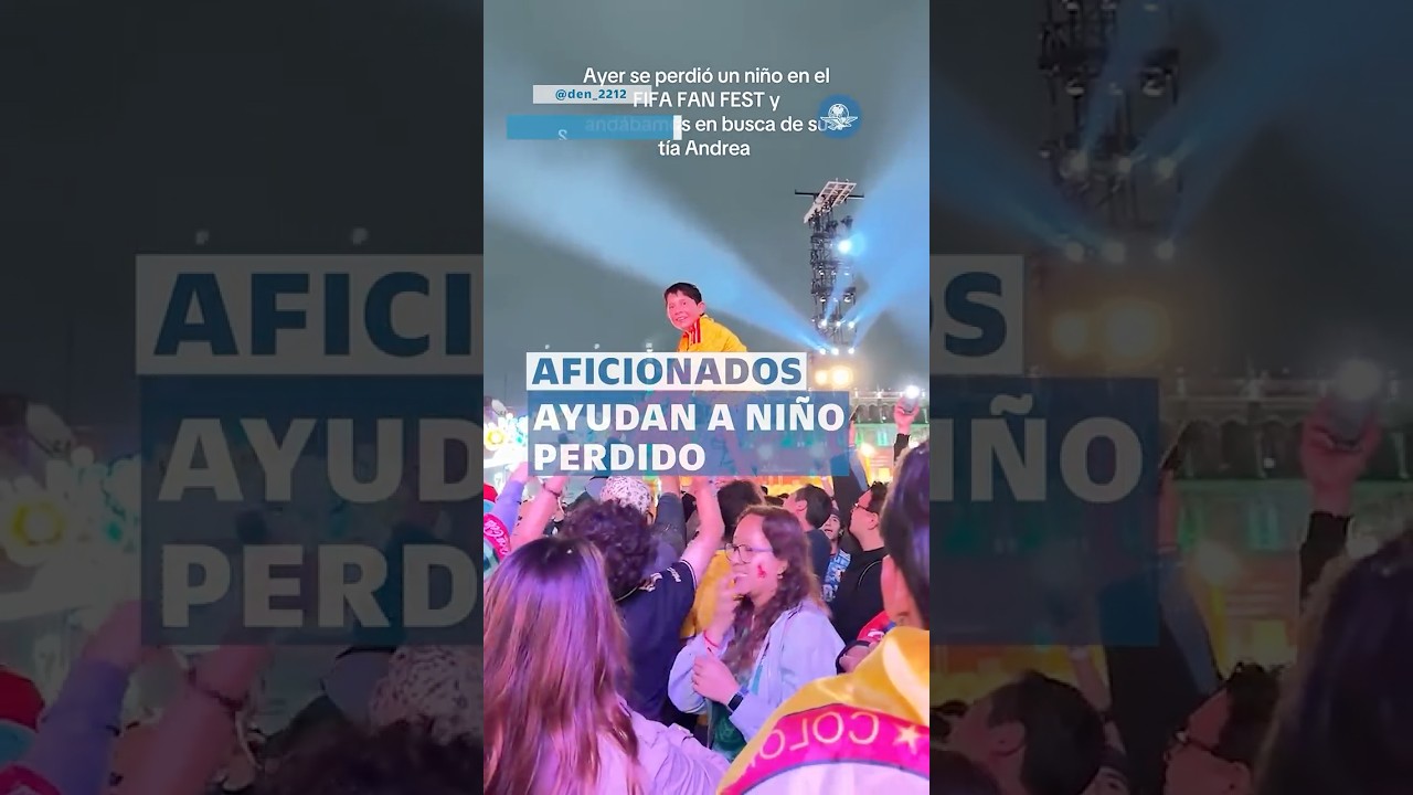 T&iacute;a pierde a su sobrino en el FIFA Fan Fest de la CDMX y desata particular b&uacute;squeda #shorts