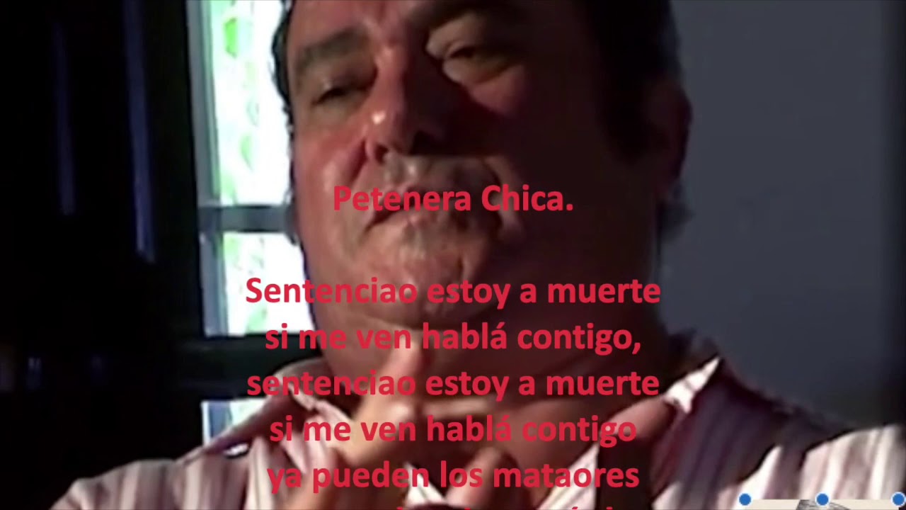 José Menese con Enrique de Melchor   Petenera chica y grande en el Teatro de Alcobendas 1997.
