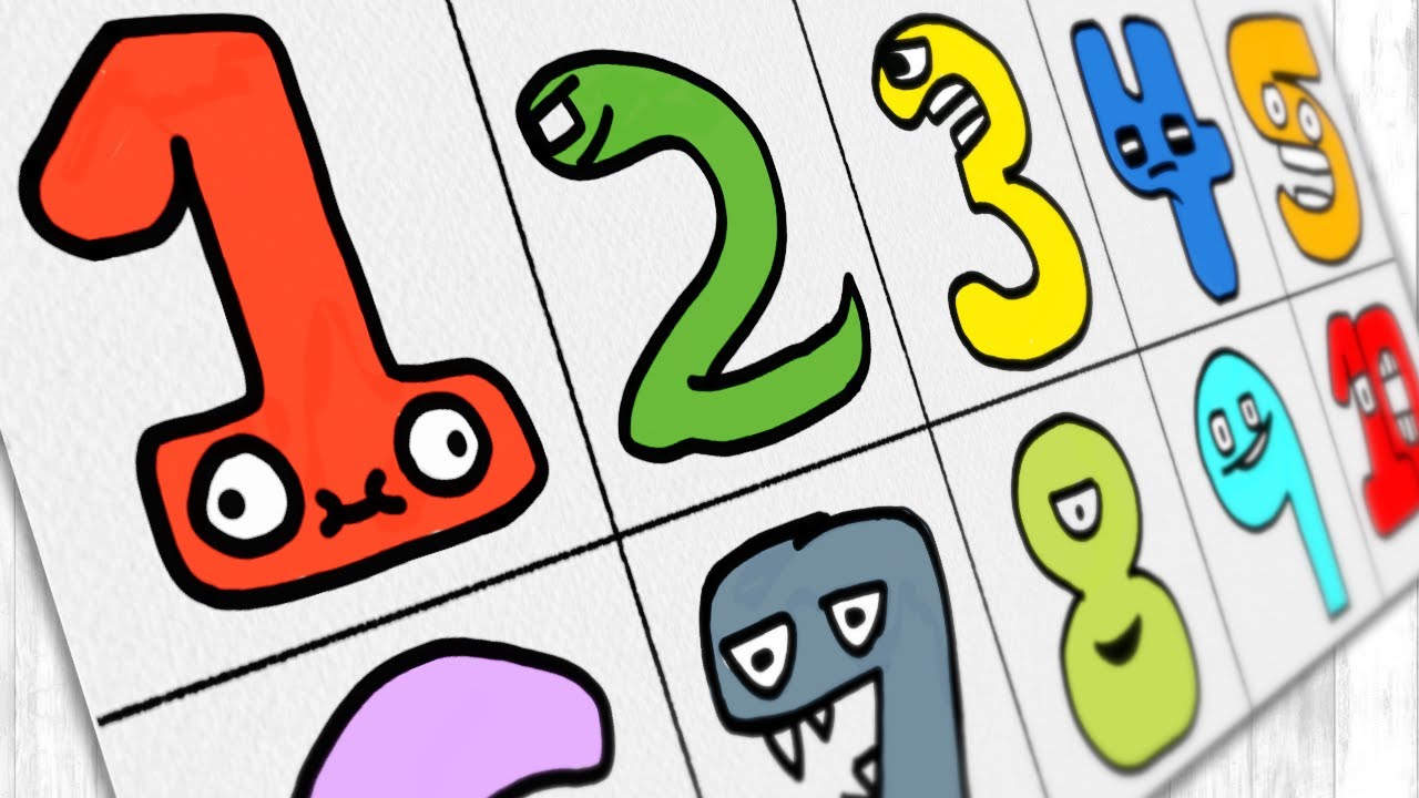 Drawing Number Lore | 1, 2, 3, 4, 5, 6, 7, 8, 9, 10 