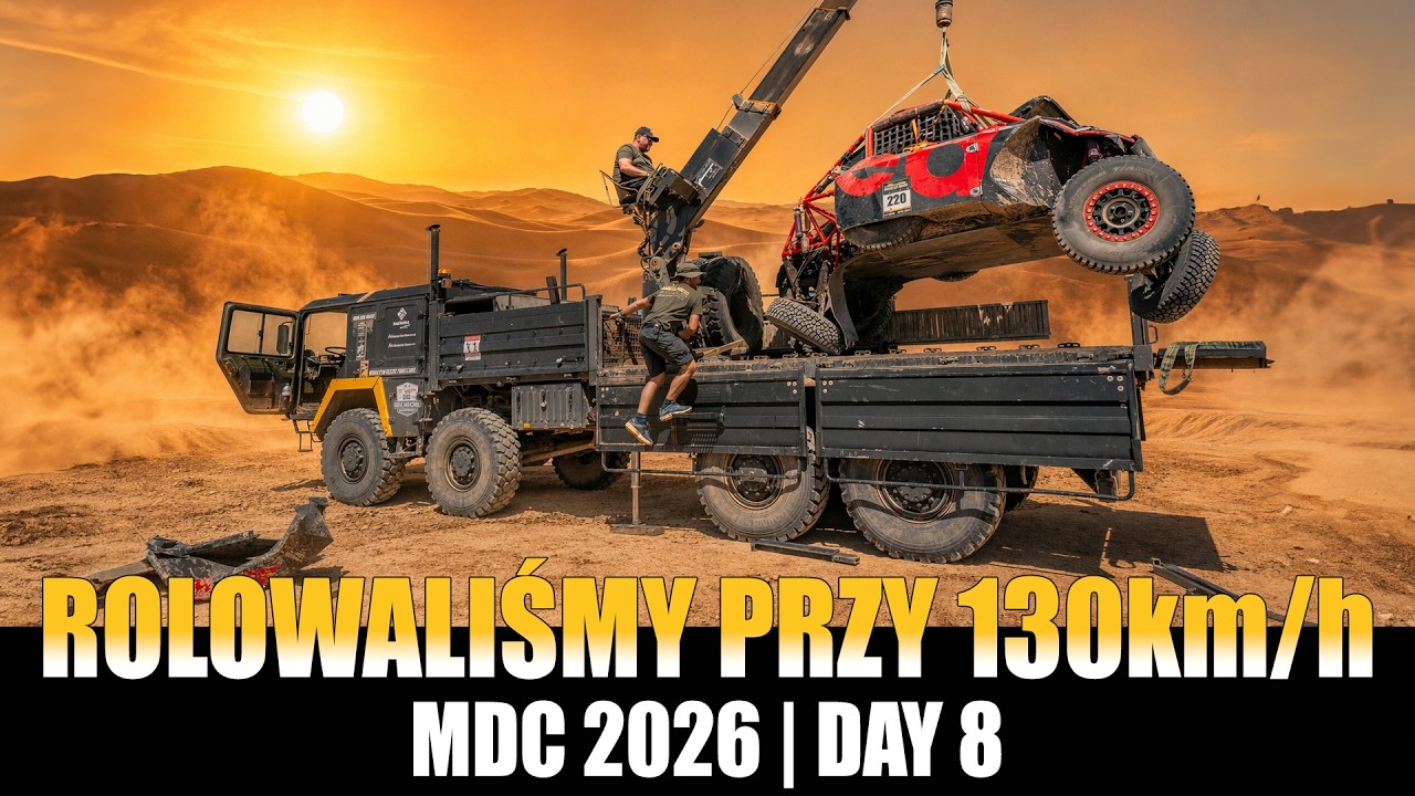 ROLKA PRZY 130 KM/H 💀 5x DACHOWANIE i WRACAMY DO GRY ! | Morocco Desert Challenge | Way2Dakar