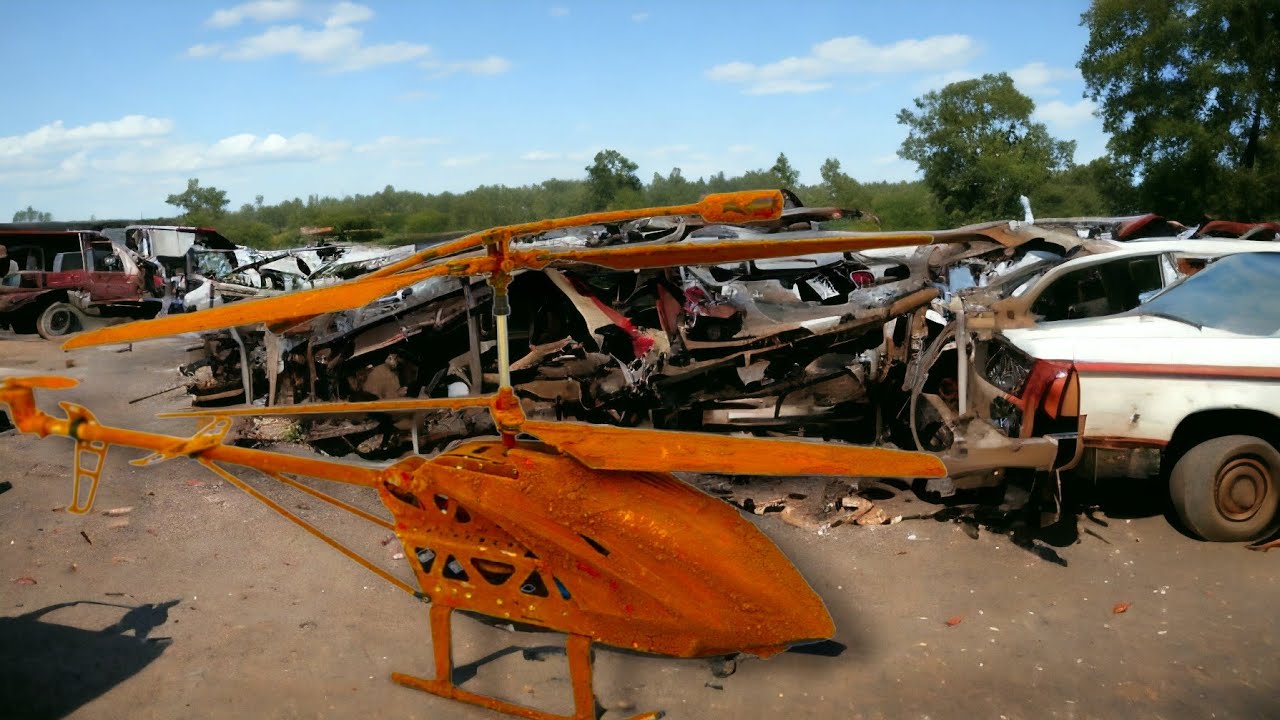 Restoration Old Remote Control Helicopter | Restoring Broken Helicopter