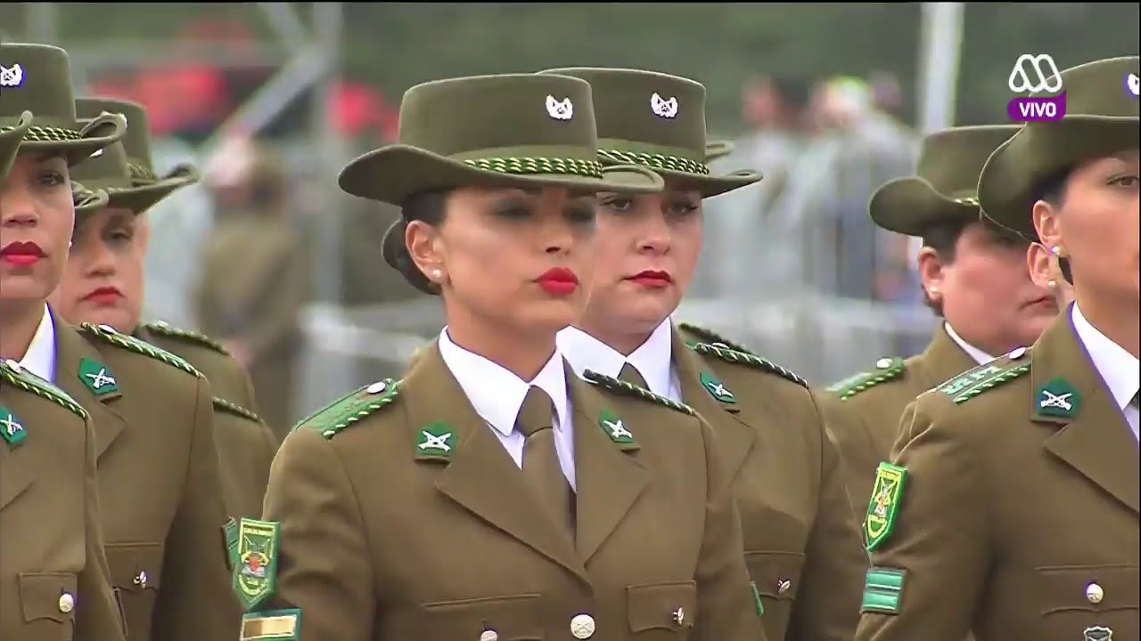 Gran Parada Militar Chile 2017 Carabineros de Chile Parte (12/13) HD 720p