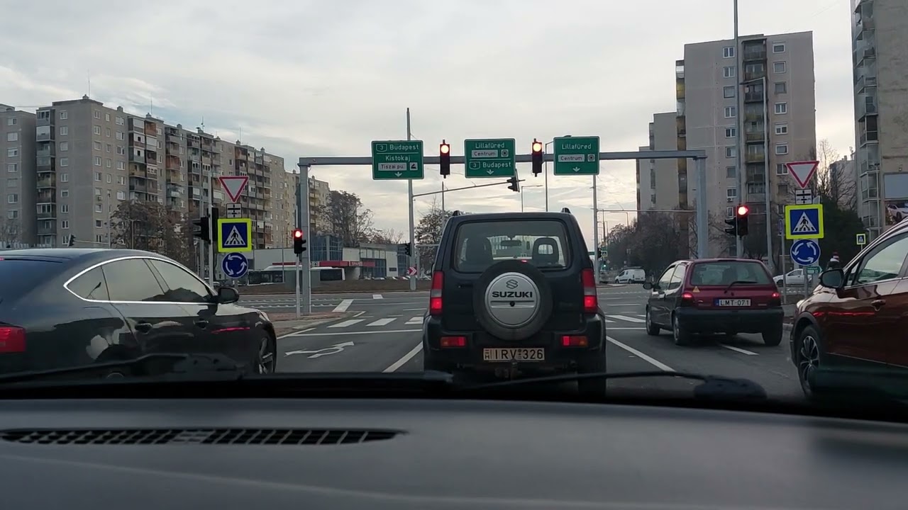 Turbó körforgalom a Búza tér felől 2. variáció