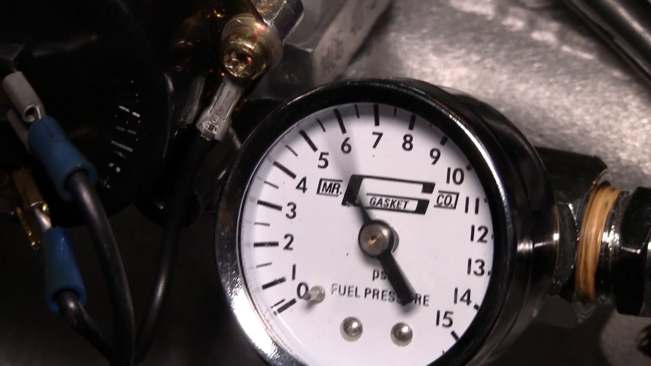 Edelbrock carb fuel pressure issue