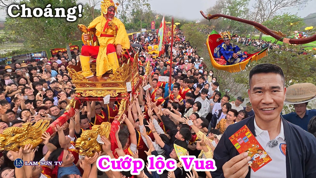 Cướp tiền ở lễ hội Đền Sái,  Đông Anh, Hà Nội | LAM SƠN TV