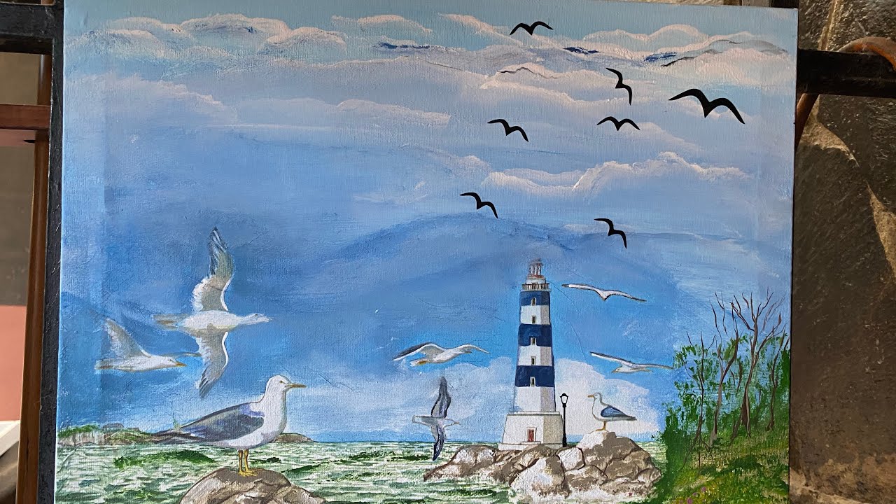 Decoupage sobre bastidor de tela