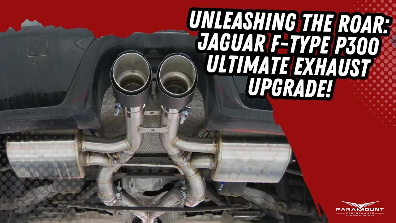 Jaguar F-type 2l Exhaust P300 | Paramount Performance