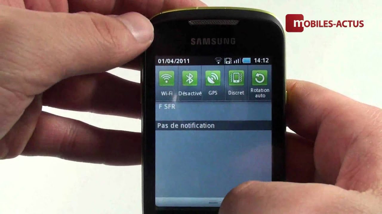 Samsung Galaxy Mini - Test, démonstration, prise en main