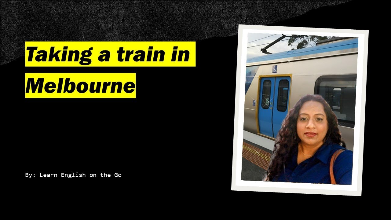 Taking a train and using a Myki card in Melbourne