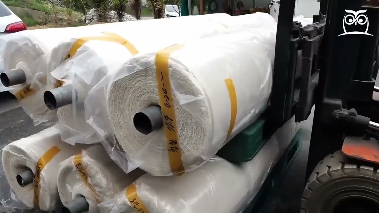 Mass production process of towels.#process #productionprocess  #factory  #towels #manufacturer