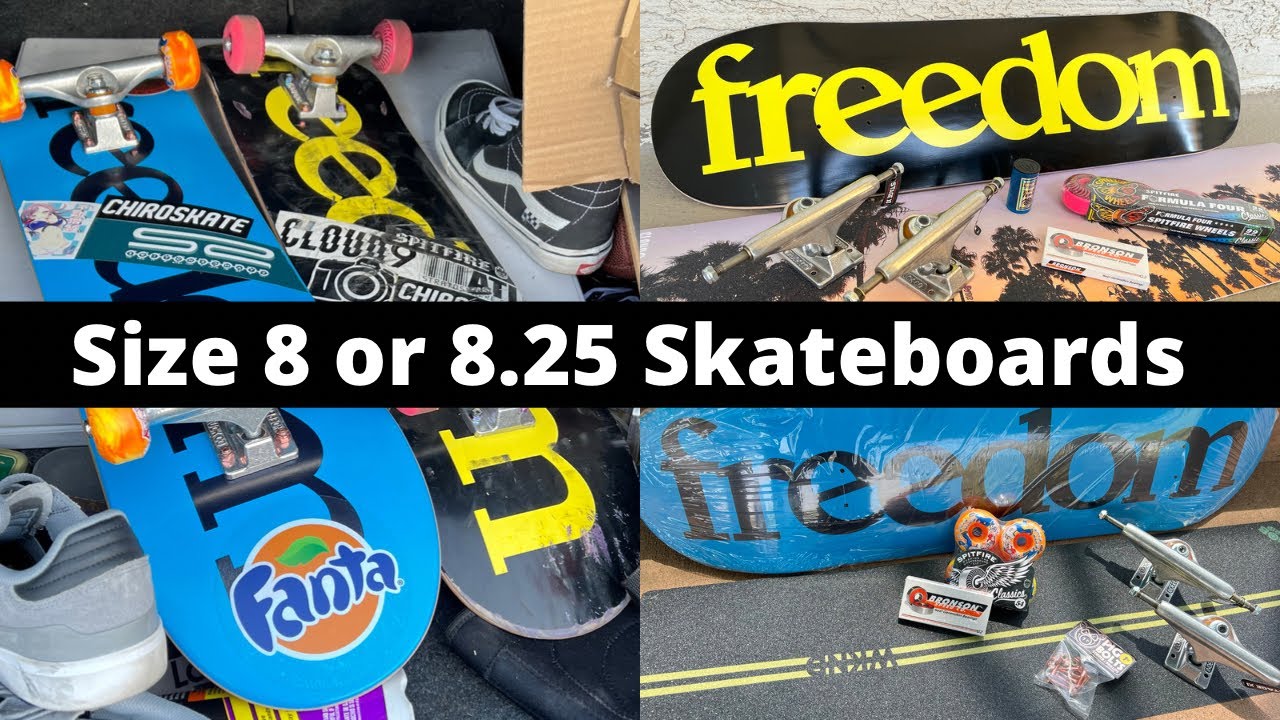 Размер 8 или 8,25 | Что лучше для скейтбординга?!