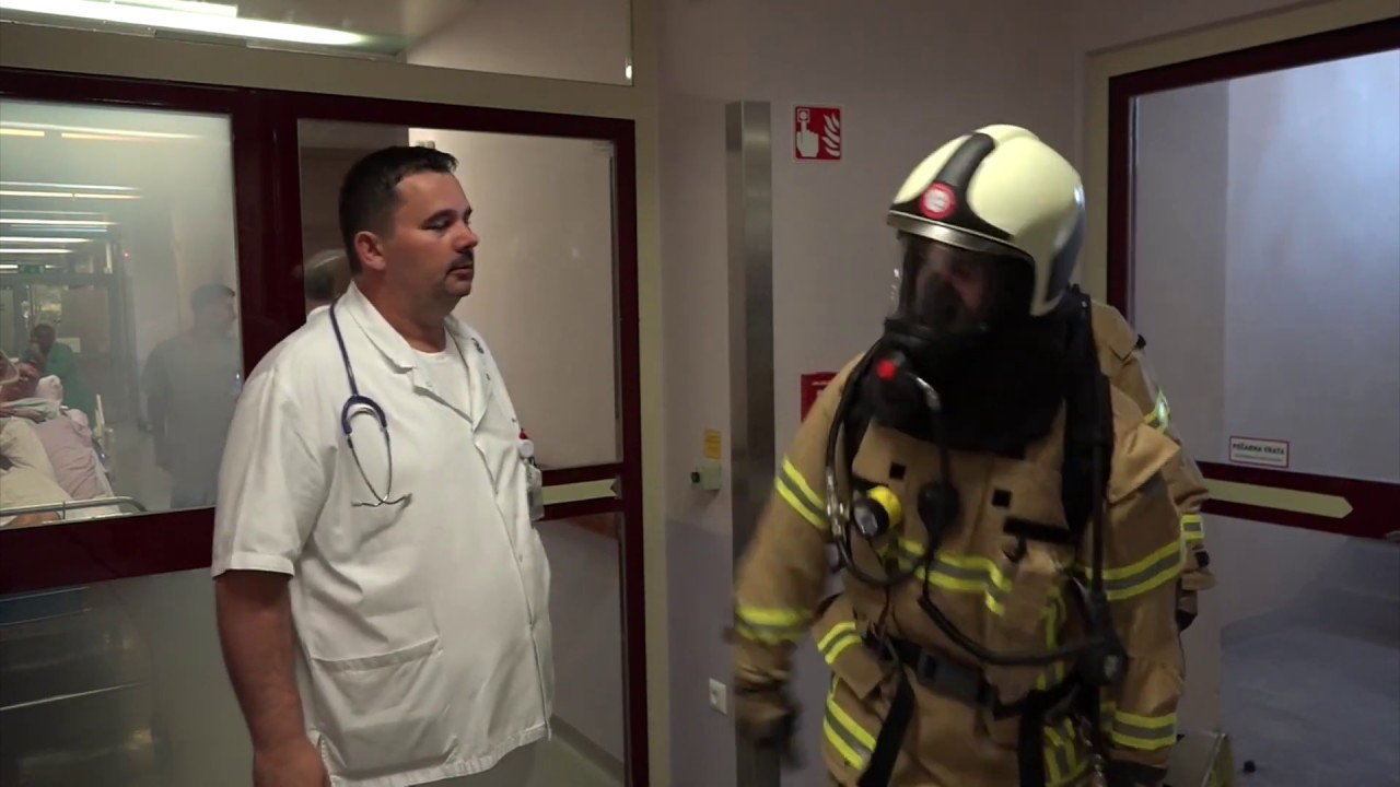 Postopna evakuacija bolnikov v primeru požara v bolnišnici