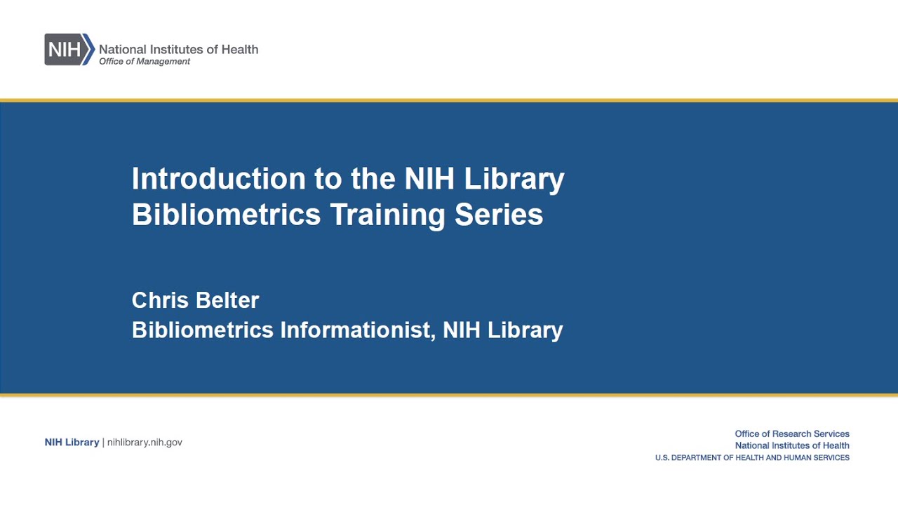 Week 1: Introduction to the series