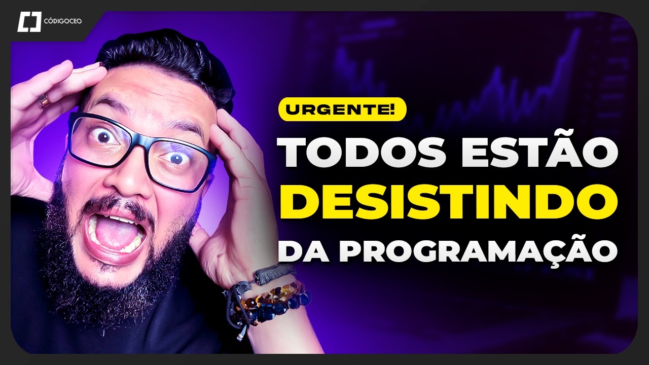 TÁ TODO MUNDO DESISTINDO DA PROGRAMAÇÃO 😭