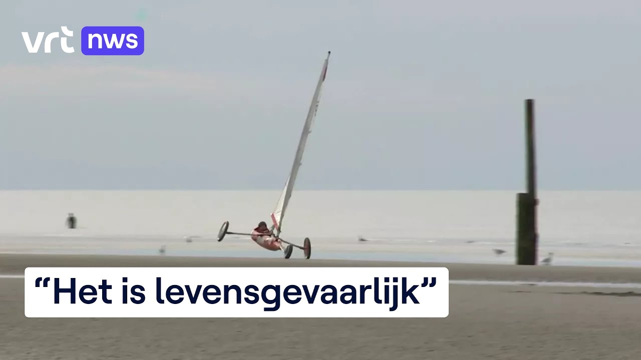 Strandzeilers halen tot 140 km/u in De Panne