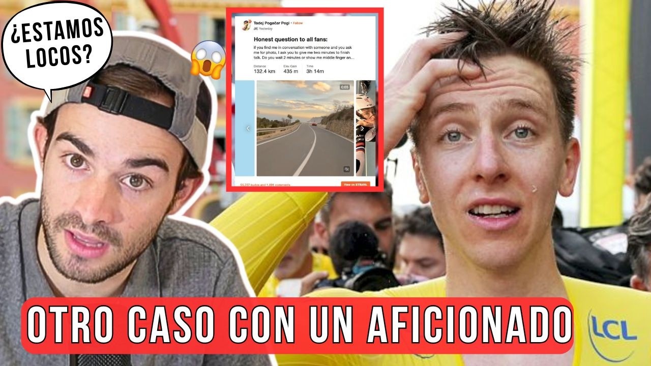 Un AFICIONADO INSULTA a POGACAR / PIDCOCK REGRESA de CHILE para DEBUTAR en ESPAÑA