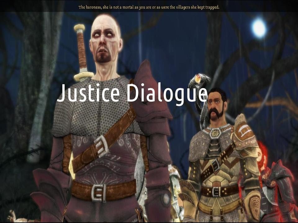 Dragon Age Awakening Justice Dialogue