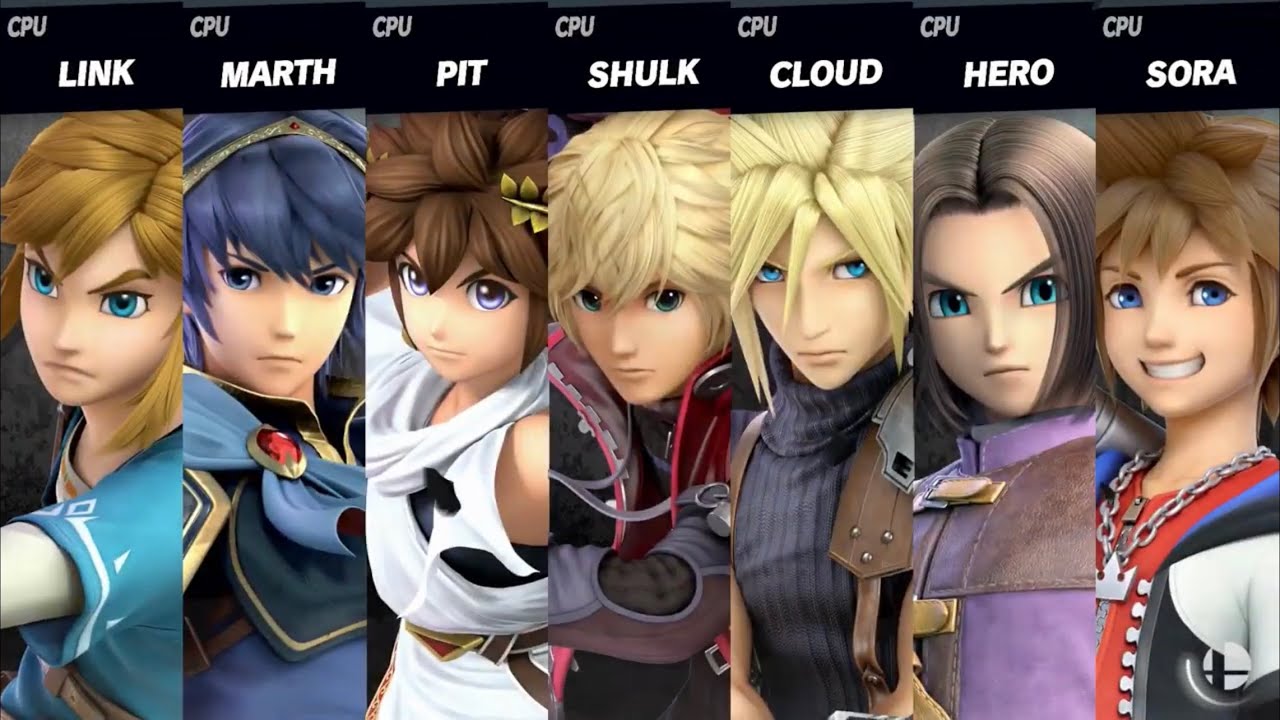 Super Smash Bros. Ultimate - Swordsmen Protagonist