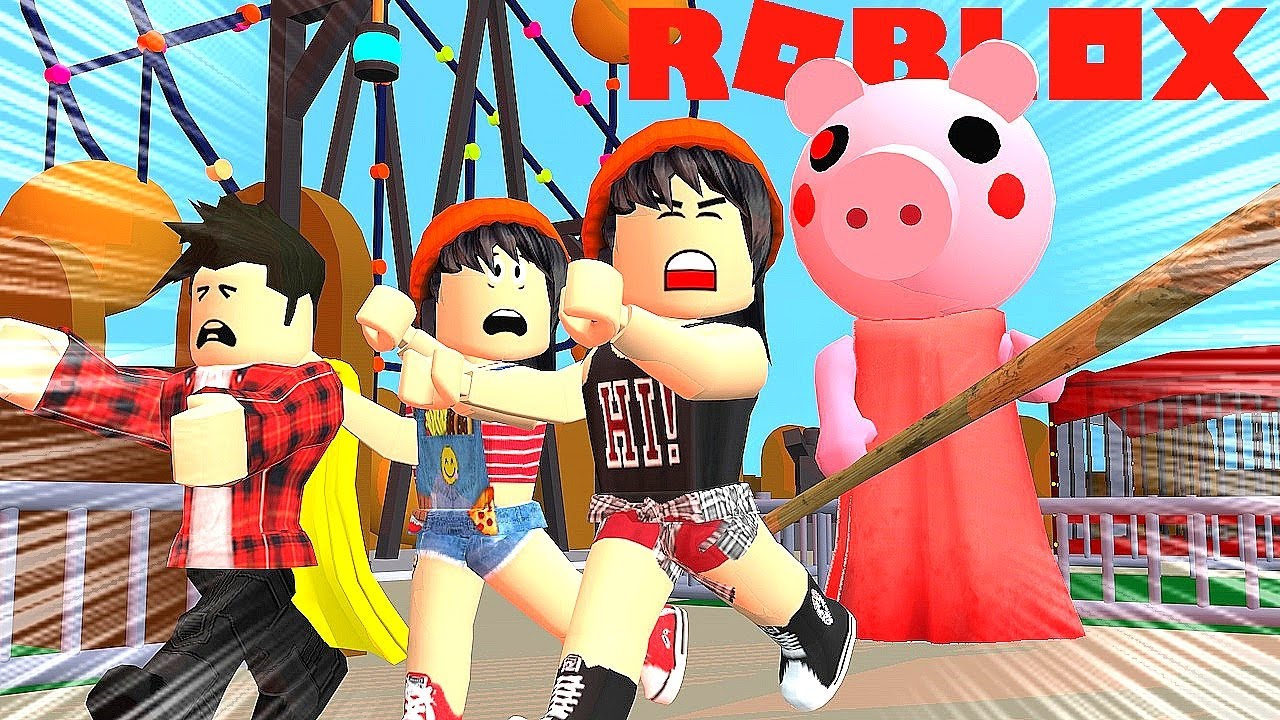 ESCAPAMOS DA PIGGY MALVADA NO CIRCO !!!