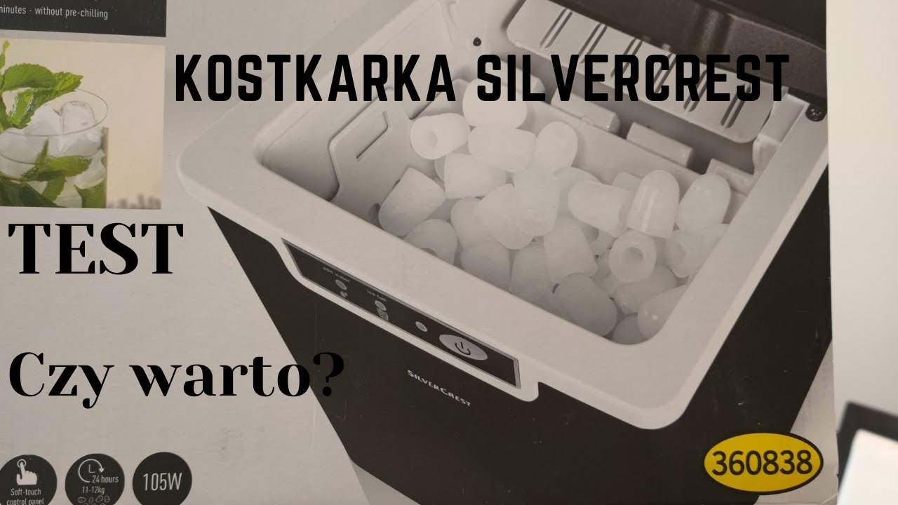 KOSTKARKA DO LODU SILVERCREST - jak działa, ice maker unboxing, test, kostkarka do lodu LIDL