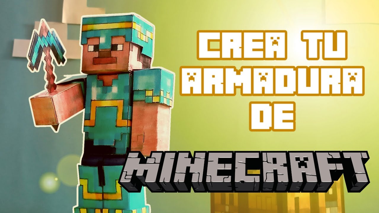 ✅️ Cómo hacer ARMADURAS de MINECRAFT - Minecraft Papercraft