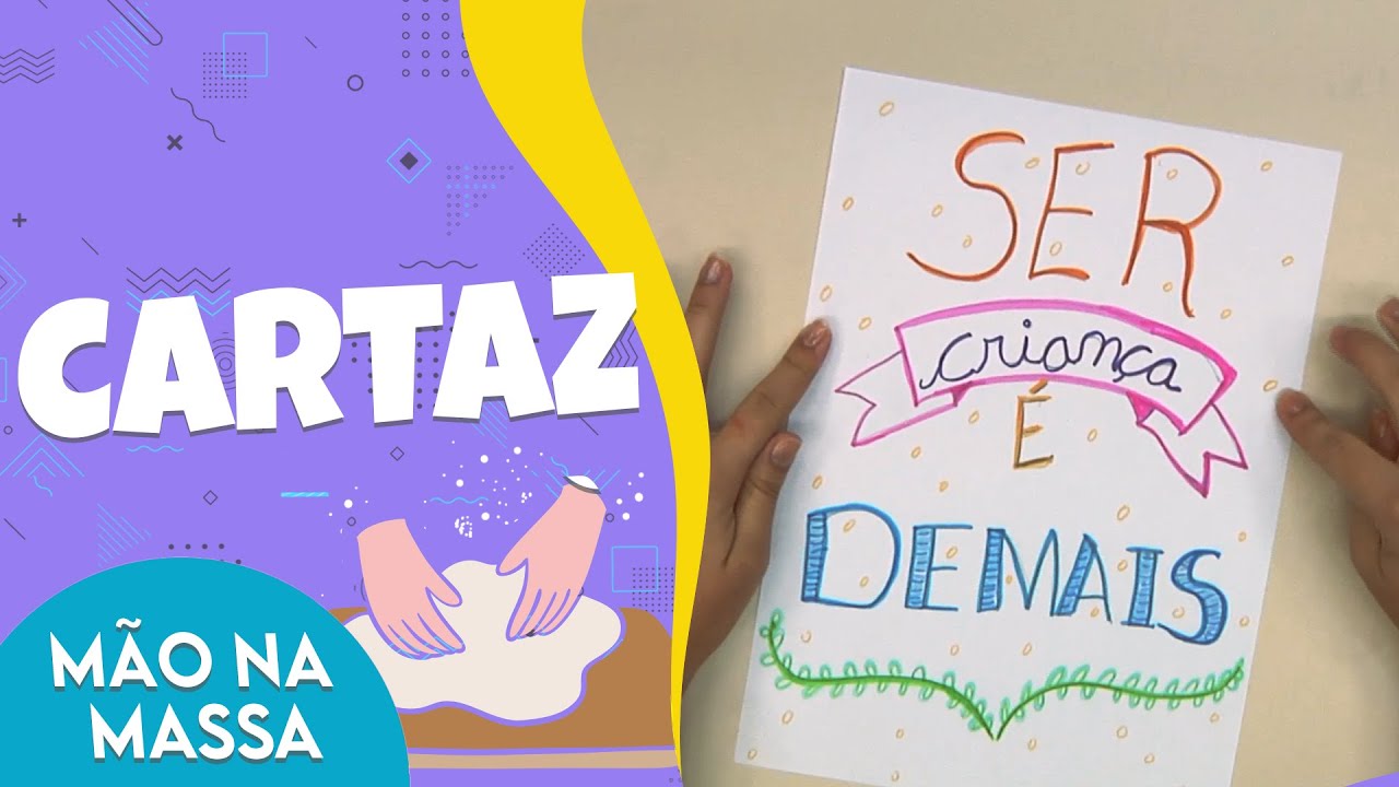 Mão na Massa: Cartaz | Rede Brasil Kids