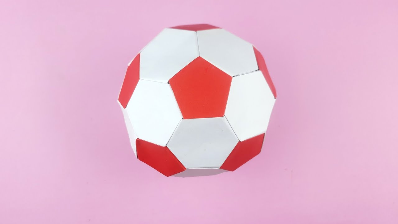 How to make Origami Football | Origami Soccer Ball | Paper Soccer Ball