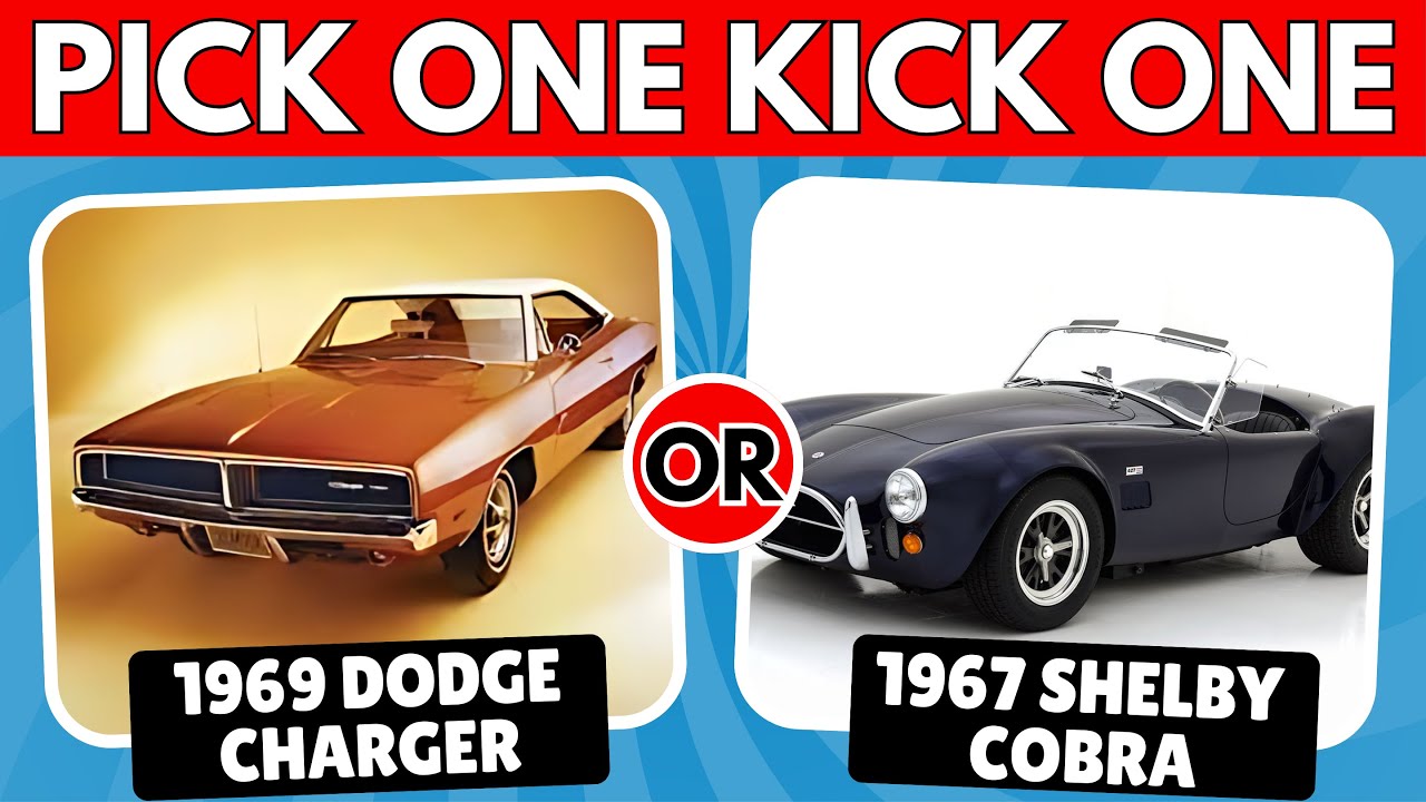 Pick One, Kick One: Vintage Cars & Bikes Edition | Classic Car and Motorcycle Showdown